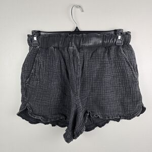 Easel Los Angeles Women's Lounge Mineral Washed Short Gauze Size Small
